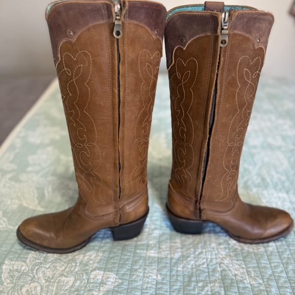 Vintage Corral Kats Westport C1971 leather tall boots - Picture 5 of 12